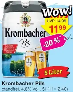 Wiglo Wunderland Krombacher Pils Angebot