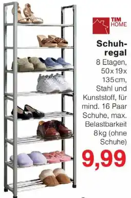 Wiglo Wunderland TIM HOME Schuhregal Angebot
