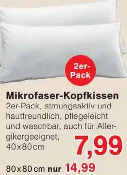 Wiglo Wunderland Mikrofaser-Kopfkissen Angebot