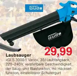 Wiglo Wunderland Güde Laubsauger Angebot