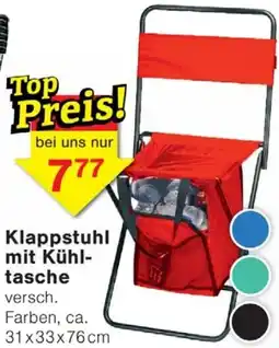Wiglo Wunderland Klappstuhl mit Kühltasche Angebot