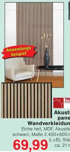 Wiglo Wunderland TIM HOME Akustikpaneel Wandverkleidung Angebot