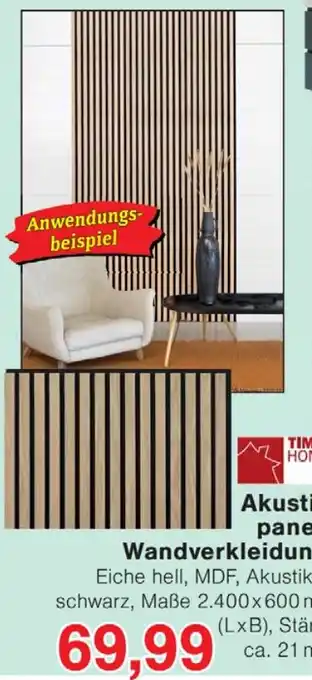 Wiglo Wunderland TIM HOME Akustikpaneel Wandverkleidung Angebot