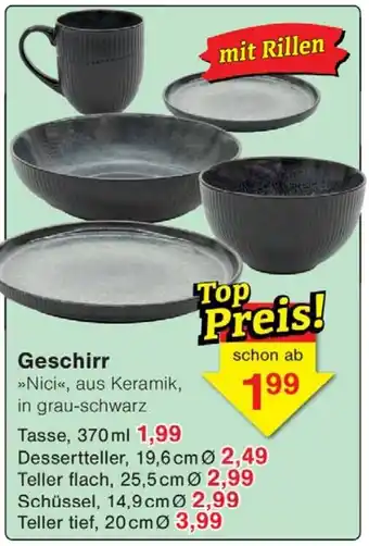 Wiglo Wunderland Geschirr Angebot