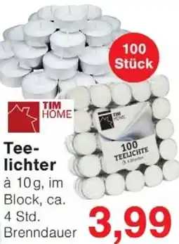 Wiglo Wunderland TIM HOME Teelichter Angebot