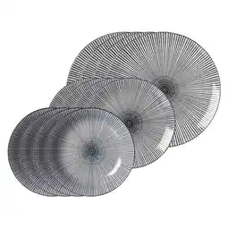 Netto Marken-Discount Ritzenhoff & Breker Teller-Set Takeo Stripes 12er Set Angebot