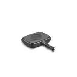 Netto Marken-Discount Korkmaz Duplo Doppelpfanne 34 x 25 cm, Schwarz - Langlebig & Antihaft Angebot