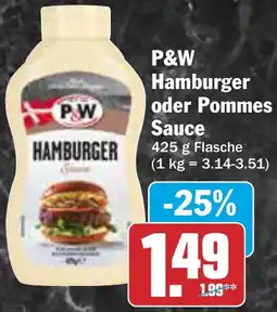 AEZ P&W Hamburger oder Pommes Sauce Angebot