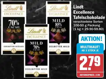 AEZ Lindt Excellence Tafelschokolade Angebot
