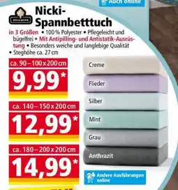 Norma Nicki-Spannbetttuch Angebot