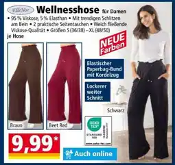 Norma Wellnesshose Angebot