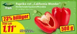 Norma Paprika rot „California Wonder“ Angebot