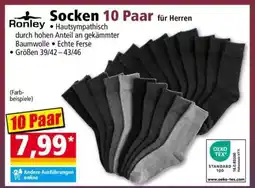 Norma Ronley Socken 10 Paar für Herren Angebot