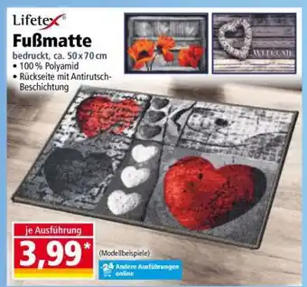 Norma Lifetex Fußmatte Angebot