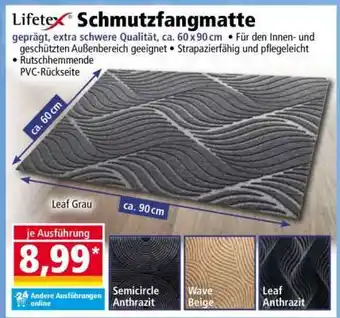 Norma Lifetex Schmutzfangmatte Angebot