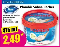 Norma Plombir Sahne Becher Angebot