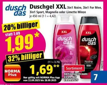 Norma Duschgel XXL Angebot