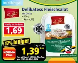 Norma Delikatess Fleischsalat Angebot