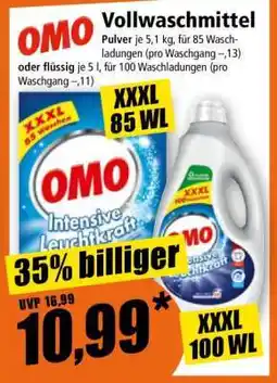 Norma OMO Vollwaschmittel Angebot