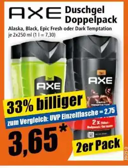 Norma AXE Duschgel Doppelpack Angebot