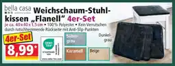 Norma Weichschaum-Stuhlkissen „Flanell“ 4er-Set Angebot