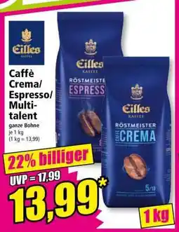 Norma Caffè Crema/Espresso/Multitalent Angebot