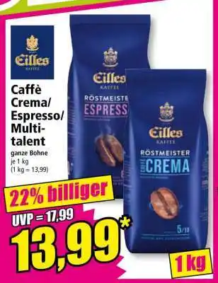 Norma Caffè Crema/Espresso/Multitalent Angebot