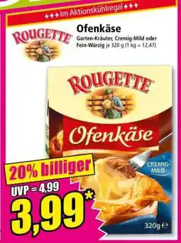 Norma Ofenkäse Angebot