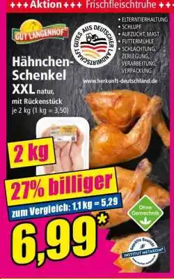 Norma Hähnchen Schenkel XXL natur Angebot