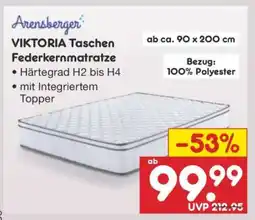 Netto Marken-Discount VIKTORIA Taschen Federkernmatratze Angebot