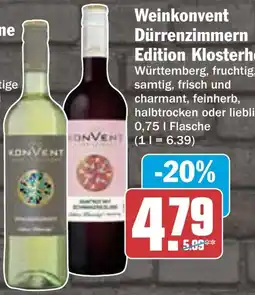 AEZ Weinkonvent Dürrenzimmern Edition Klosterhof Angebot
