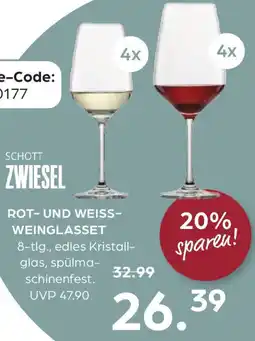 Möbel Buss Schott zwiesel rot- und weissweinglasset Angebot