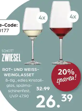 Möbel Buss Schott zwiesel rot- und weissweinglasset Angebot