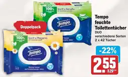 AEZ Tempo feuchte Toilettentücher Angebot