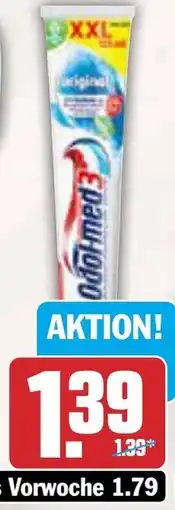 AEZ Odol med 3 Zahncreme oder med 3 Zahncreme Plus Angebot