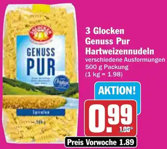 AEZ 3 Glocken Genuss Pur Hartweizennudeln Angebot