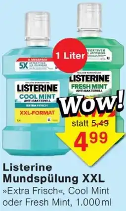 Wiglo Wunderland Listerine Mundspülung XXL Angebot