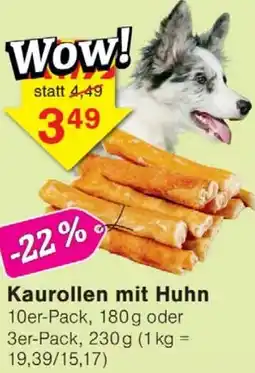 Wiglo Wunderland Kaurollen mit Huhn Angebot