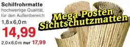 Wiglo Wunderland Schilfrohrmatte Angebot