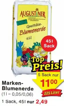 Wiglo Wunderland AUGUSTINER Marken Blumenerde Angebot