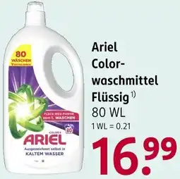 Rossmann Ariel Colorwaschmittel Flüssig Angebot