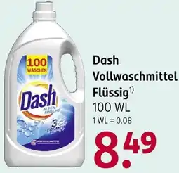 Rossmann Dash Vollwaschmittel Flüssig Angebot
