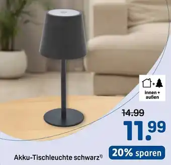 Rossmann Akku-Tischleuchte schwarz Angebot