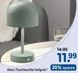 Rossmann Akku-Tischleuchte hellgrün Angebot