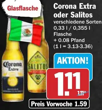 AEZ Corona Extra oder Salitos Angebot