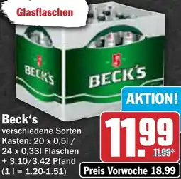 AEZ Beck's Angebot