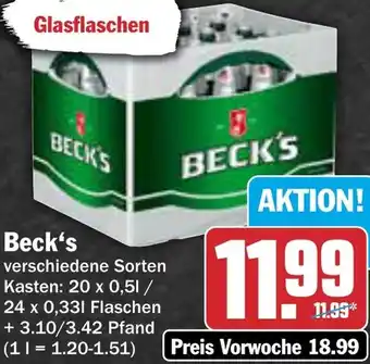 AEZ Beck's Angebot