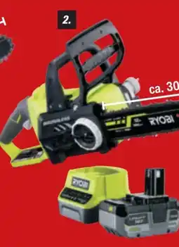 toom Baumarkt Ryobi One+ Kettensäge RCS1830-140B Angebot