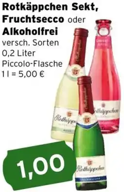 CAP Markt Rotkäppchen Sekt, Fruchtsecco oder Alkoholfrei Angebot