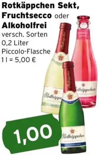 CAP Markt Rotkäppchen Sekt, Fruchtsecco oder Alkoholfrei Angebot